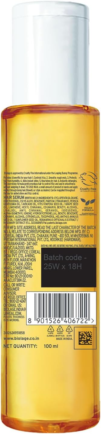 Matrix Biolage Smoothproof Avocado Deep Smoothing Serum Smoothes and Controls Frizzy hair - 100ml